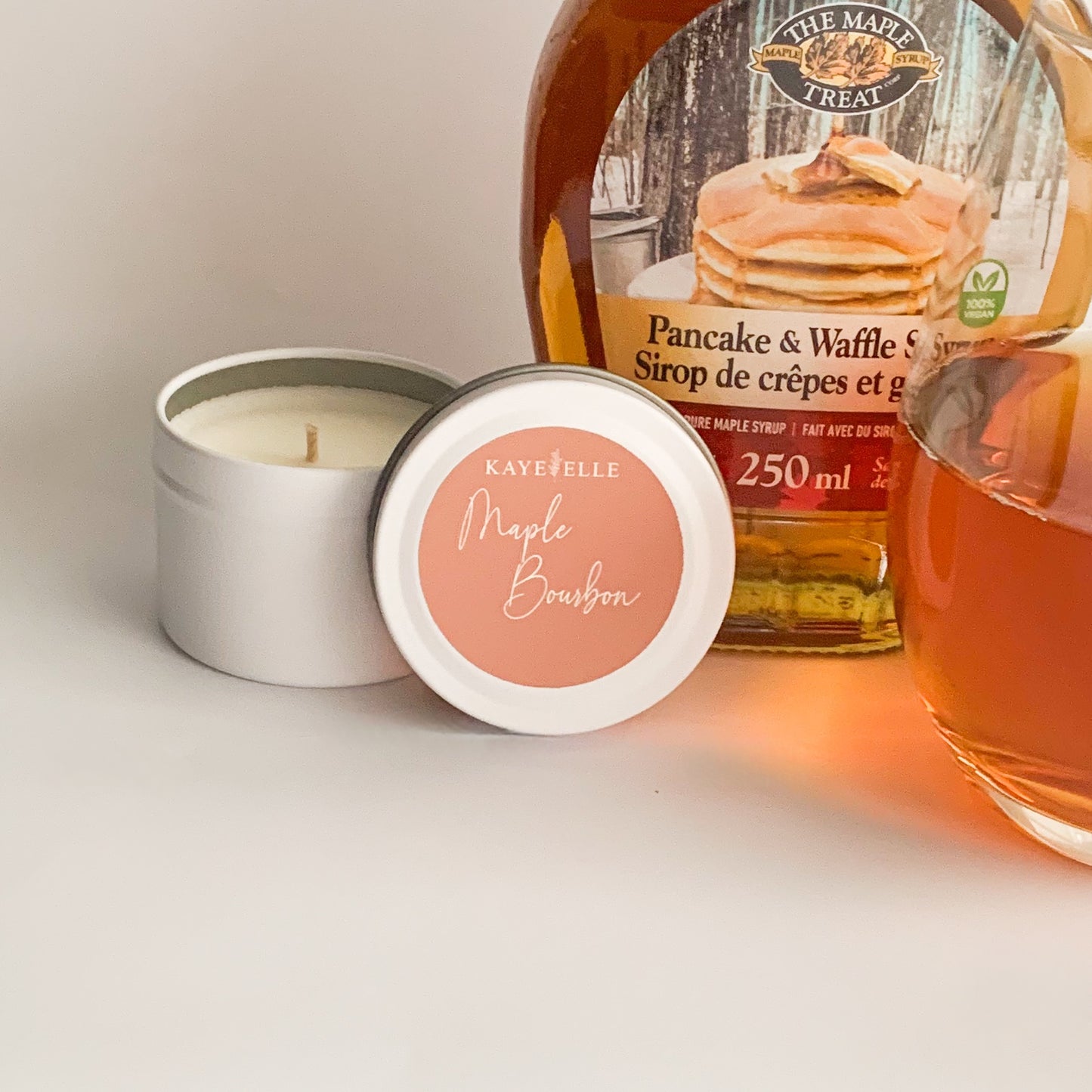 Maple Bourbon Travel Candle