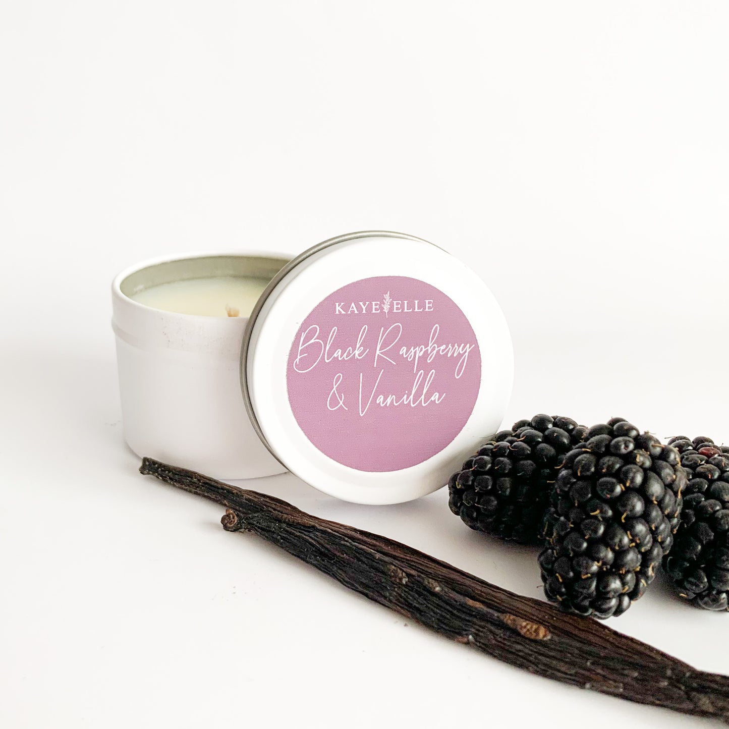 Black Raspberry and Vanilla Travel Candle