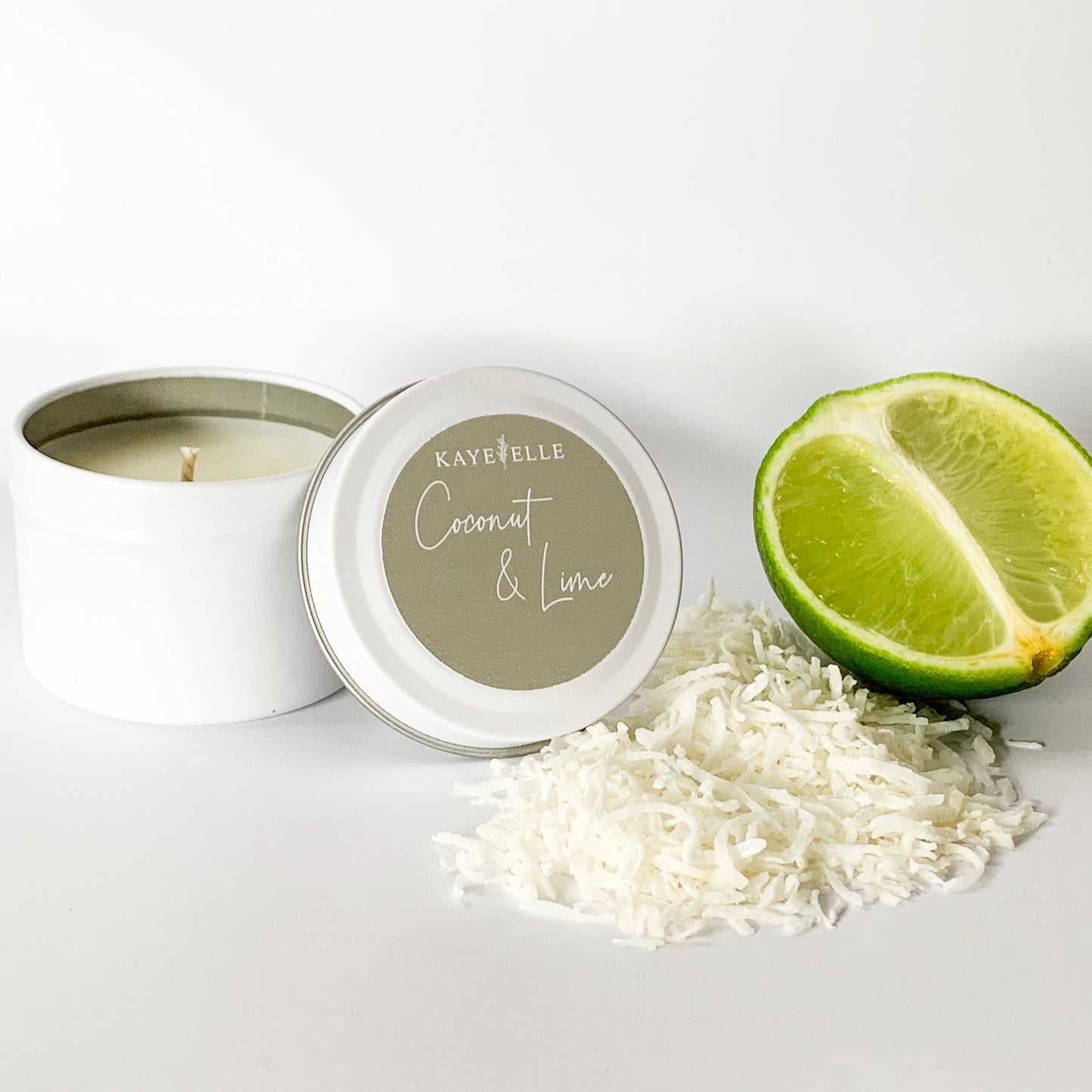 Coconut and Lime Travel Candle