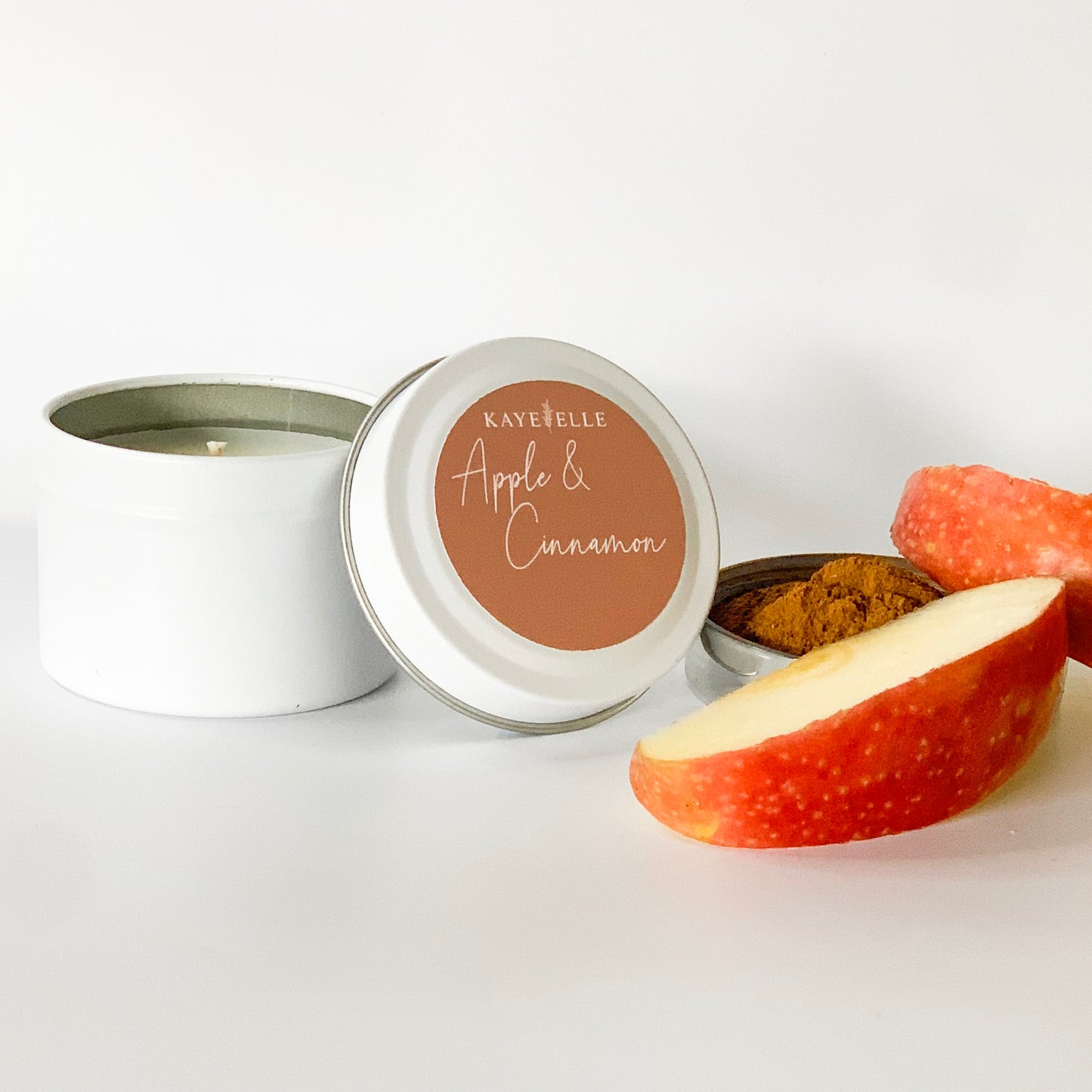 Apple and Cinnamon Travel Candle