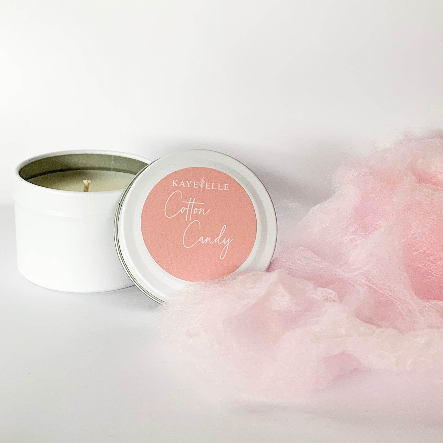 Cotton Candy Travel Candle