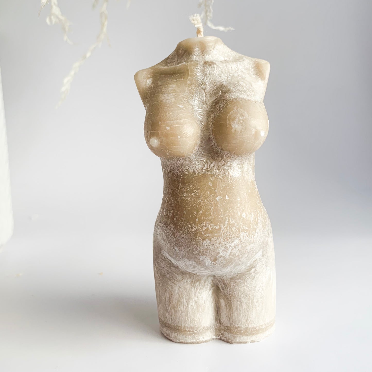 Pregnant Woman Sculpture Candle