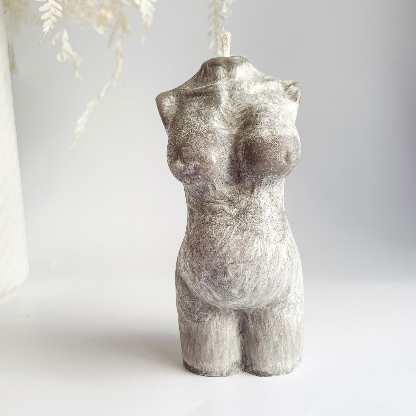 Pregnant Woman Sculpture Candle