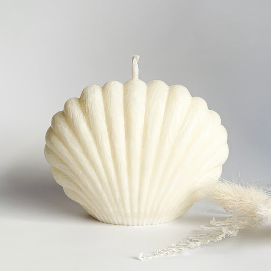 Clam Shell Sculpture Candle